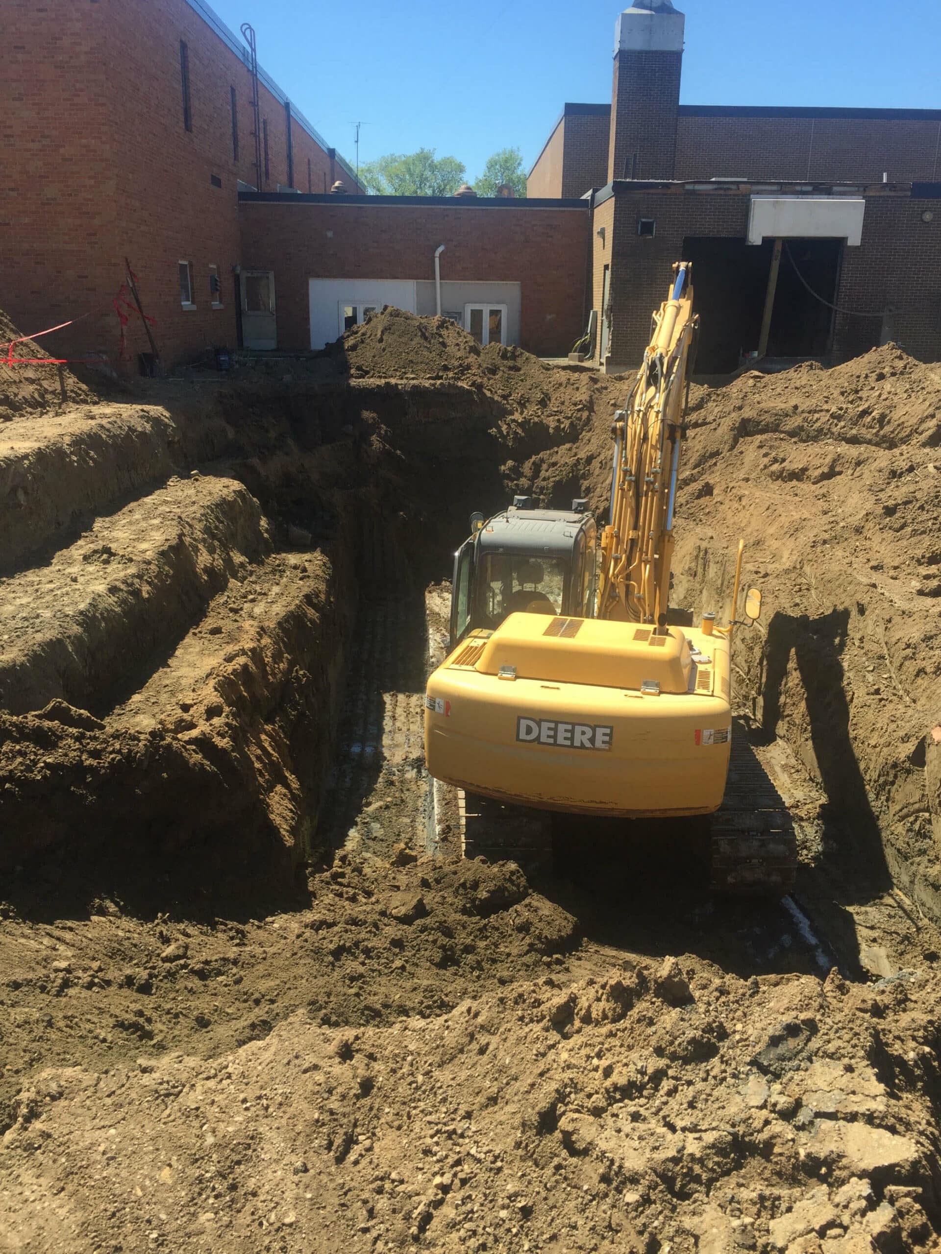 Excavation for House Foundations